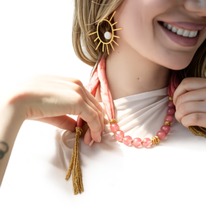 Necklace - Silky ball