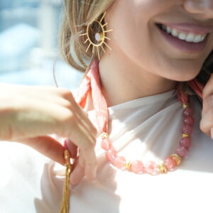 Necklace - Silky ball